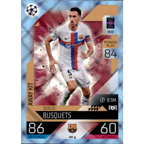 AK09 - Sergio Busquets - Away Kit - CRYSTAL - 2022/2023