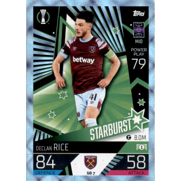 SB07 - Declan Rice - Starburst - CRYSTAL - 2022/2023