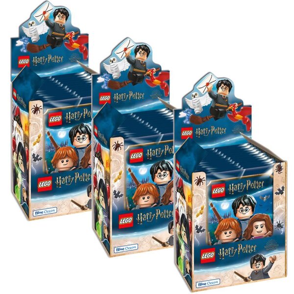 LEGO Harry Potter - Reise in die Zauberwelt - Sammelsticker - 3 Displays (108 Tüten)