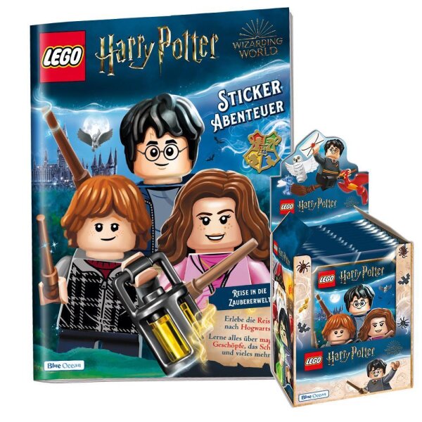 LEGO Harry Potter - Reise in die Zauberwelt - Sammelsticker - 1 Display (36 Tüten) + Sammelalbum