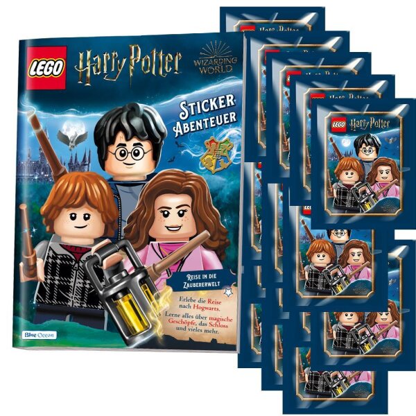 LEGO Harry Potter - Reise in die Zauberwelt - Sammelsticker - 1 Sammelalbum + 20 Tüten