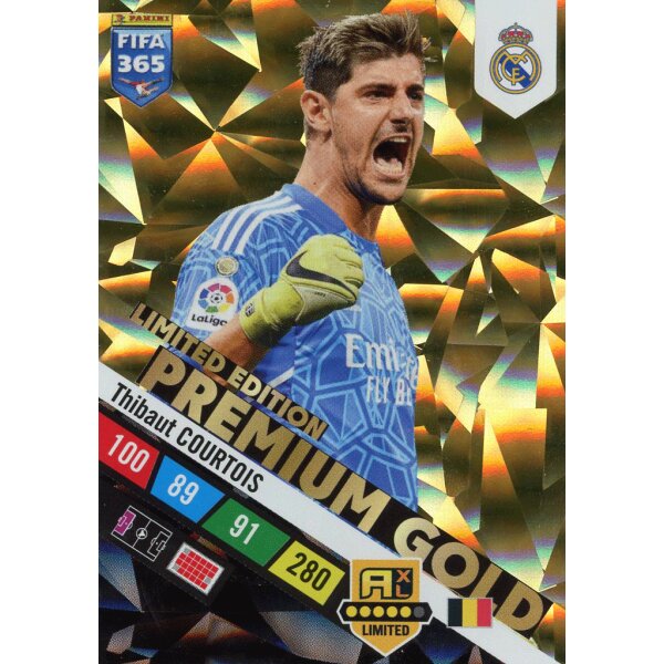 LE74 - Thibaut Courtois - Premium Gold Limited Edition  - 2023