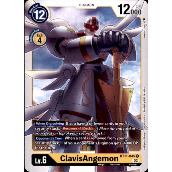 BT11-045 - ClavisAngemon - Uncommon