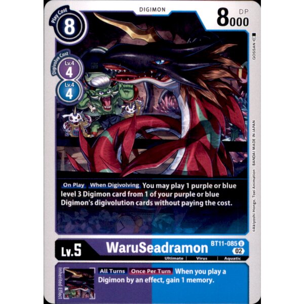 BT11-085 - WaruSeadramon - Uncommon