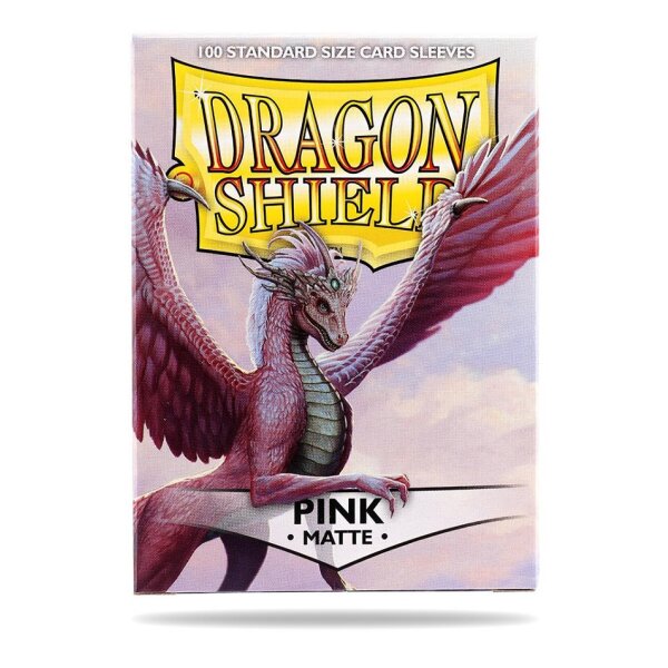 Dragon Shield Matte Sleeves - Pink (100 Sleeves)