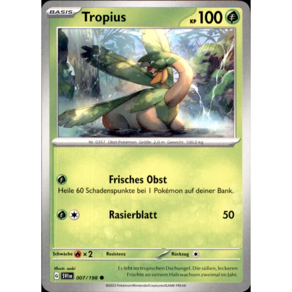 007/198 - Tropius - Common - SV1 Karmesin & Purpur