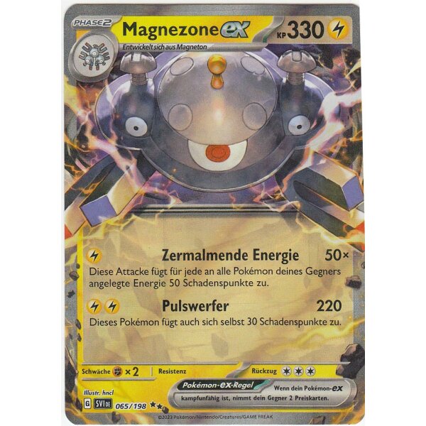 065/198 - Magnezone ex - Double Rare - SV1 Karmesin & Purpur