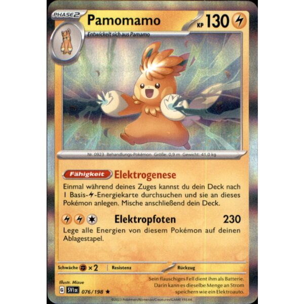 076/198 - Pamomamo - Holo Rare - SV1 Karmesin & Purpur