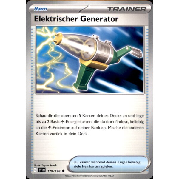 170/198 - Elektrischer Generator - Uncommon - SV1 Karmesin & Purpur