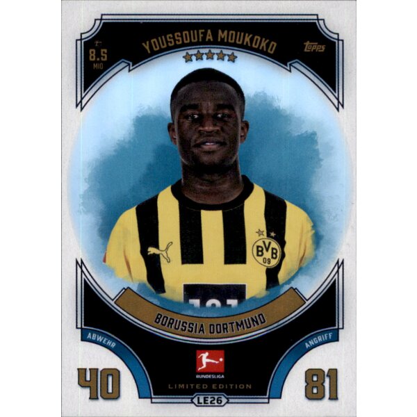 LE26 - Youssoufa Moukoko - Limited Edition - 2022/2023