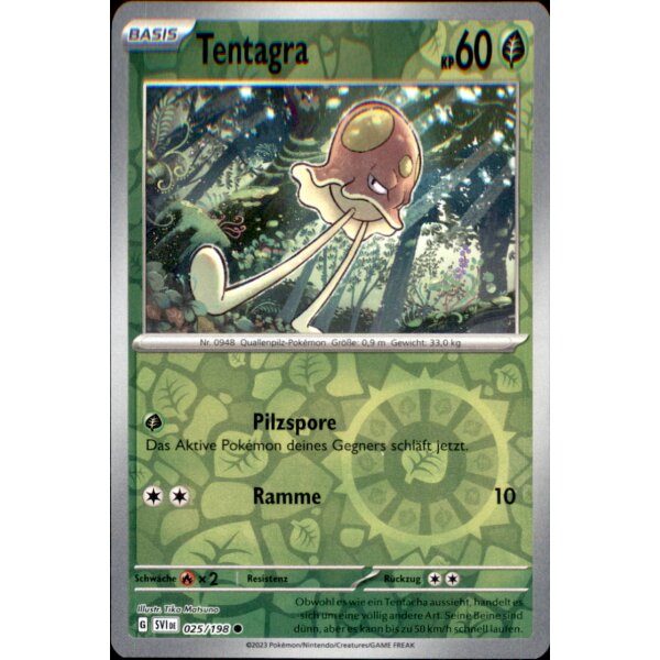 025/198 - Tentagra - Reverse Holo - SV1 Karmesin & Purpur