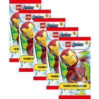 LEGO Avengers Serie 1 Trading Cards - 5 Booster