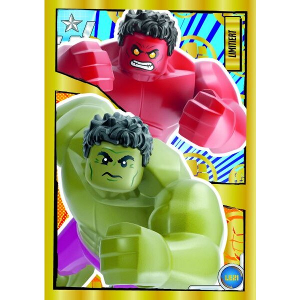 LE21 - Hulk & Red Hulk - Limitierte Karte - 2023