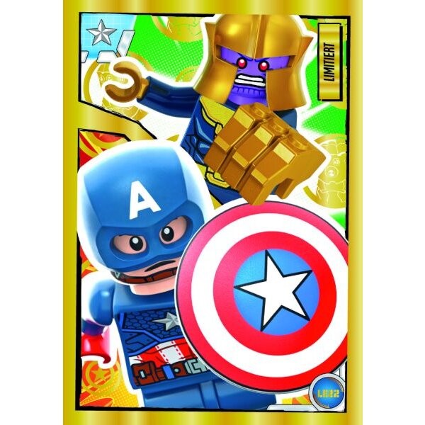 LE22 - Captain America & Thanos - Limitierte Karte - 2023