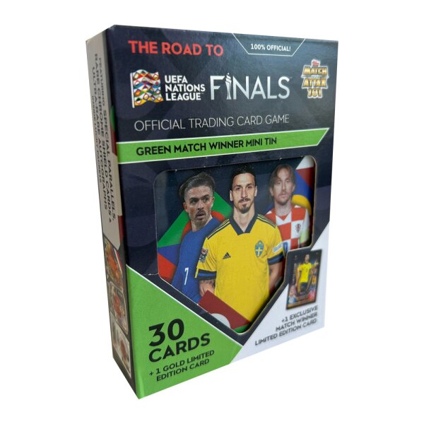 Topps - Road to 2022 UEFA Nations League - 1 Mini Tin Box Green