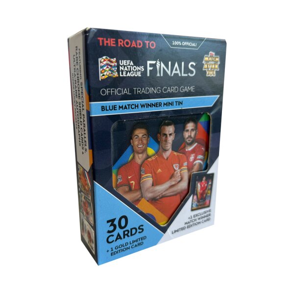 Topps - Road to 2022 UEFA Nations League - 1 Mini Tin Box Blue