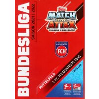 Leere Karte von Match Attax Bundesliga 2021/2022 - 1. FC...