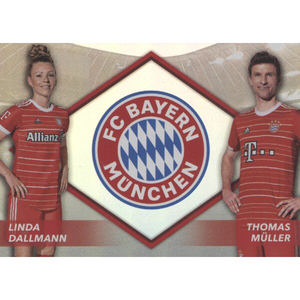 EV-DM - Linda Dallmann & Thomas Müller - Duo - Bayern München Team Set 2022/2023