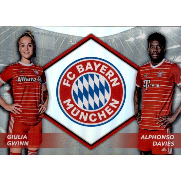 EV-GD - Giulia Gwinn & Alphonso Davies - Duo - Bayern München Team Set 2022/2023