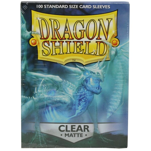 2x Dragon Shield Matte Sleeves - Clear Matte(2x 100 Sleeves)