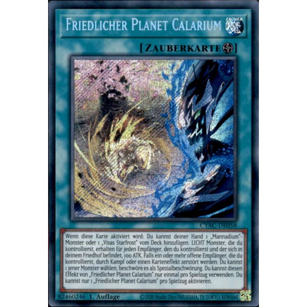 CYAC-DE058 - Friedlicher Planet Calarium - 1. Auflage