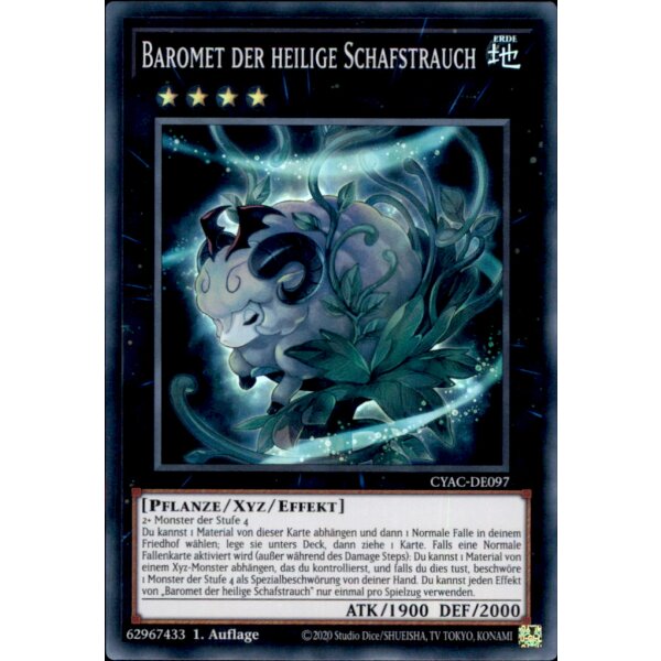 CYAC-DE097 - Baromet der heilige Schafstrauch - 1. Auflage