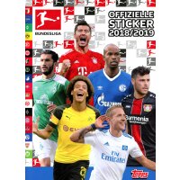 Topps - Bundesliga 18/19 - Sammelsticker - GEBRAUCHT - Album