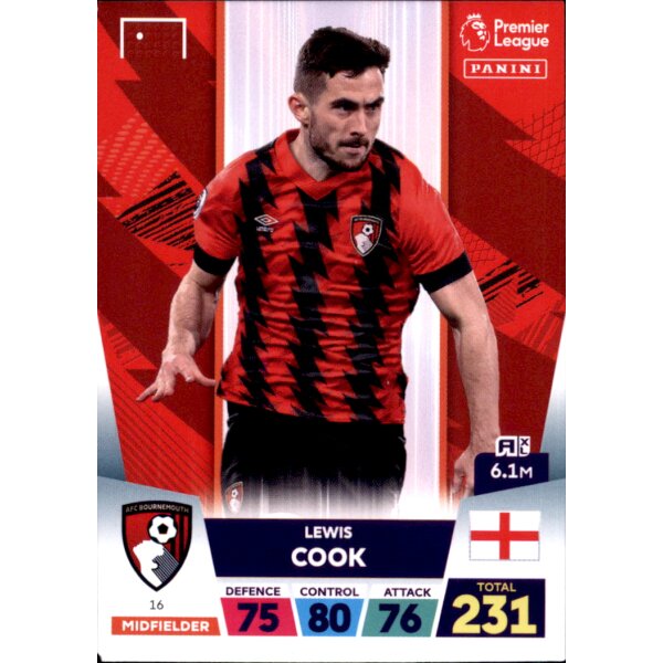 16 - Lewis Cook - Team Mate - 2022/2023