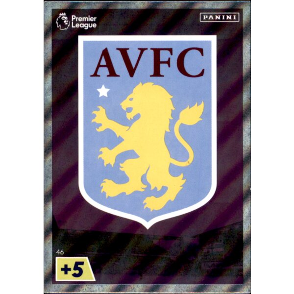 46 - Aston Villa Crest - Clubkarte - 2022/2023