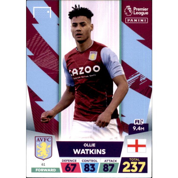 61 - Ollie Watkins - Team Mate - 2022/2023