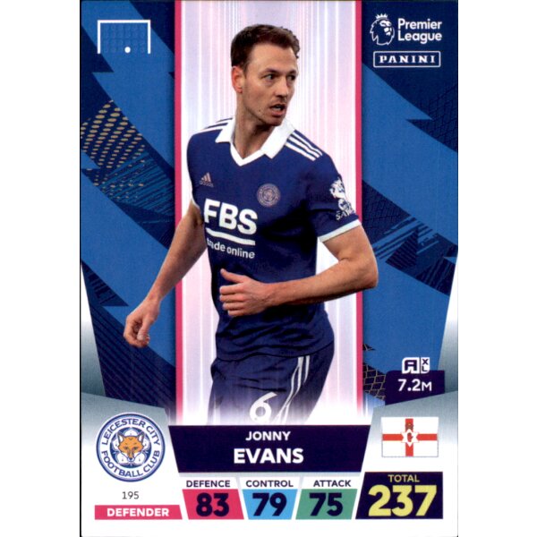 195 - Jonny Evans - Team Mate - 2022/2023