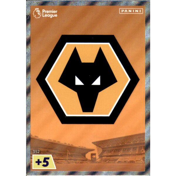 352 - Wolverhampton Wanderers FC Crest - Clubkarte - 2022/2023