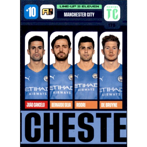 179 - Manchester City - Line-Up - Top Class - 2022