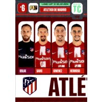 196 - Atletico Madrid - Line-Up - Top Class - 2022