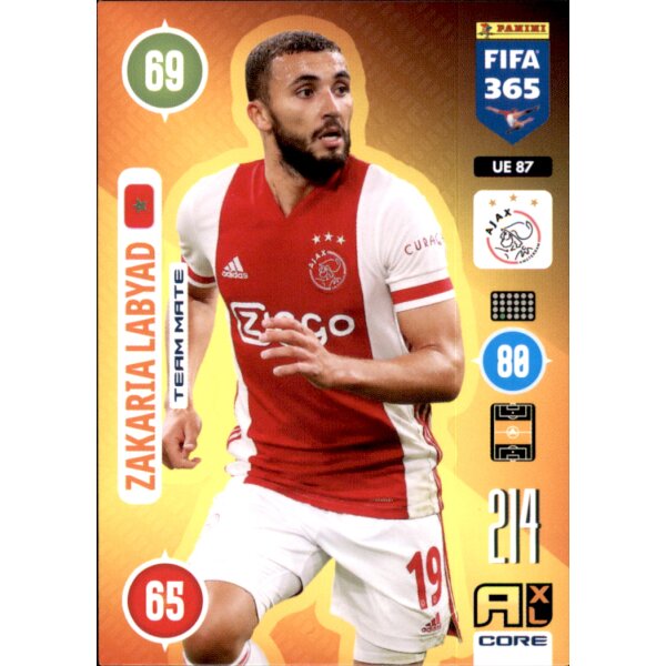 UE87 - Zakaria Labyad - Team Mate - Update - 2021