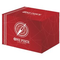 One Piece Card Game - Clear Card Case - Standard Red