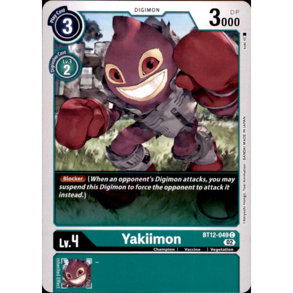 BT12-049 - Yakiimon  - Common