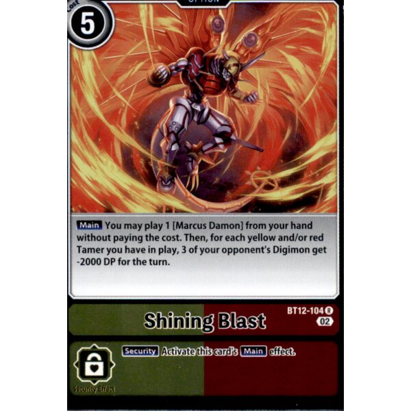 BT12-104 - Shining Blast  - Rare