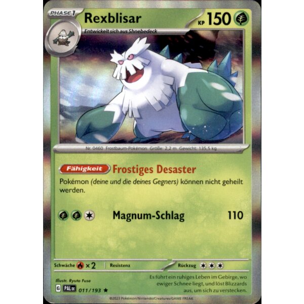 011/193 - Rexblisar - Holo Rare - PAL Karmesin & Purpur