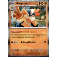 113/193 - Hariyama - Holo Rare - PAL Karmesin & Purpur