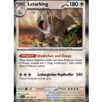 162/193 - Letarking - Holo Rare - PAL Karmesin & Purpur