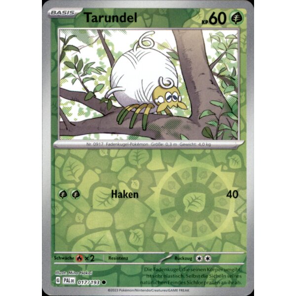 017/193 - Tarundel - Reverse Holo - PAL Karmesin & Purpur