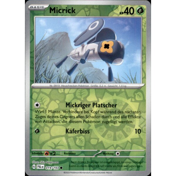 019/193 - Micrick - Reverse Holo - PAL Karmesin & Purpur