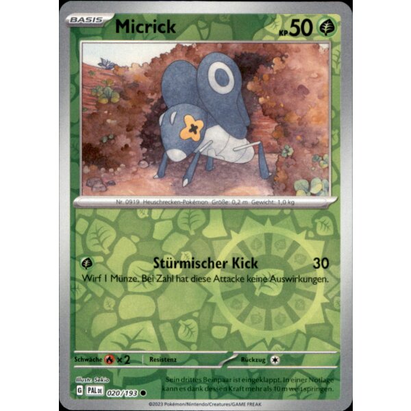 020/193 - Micrick - Reverse Holo - PAL Karmesin & Purpur