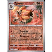 032/193 - Pyroleo - Reverse Holo - PAL Karmesin & Purpur