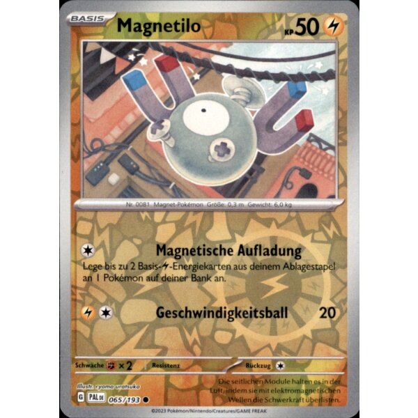 065/193 - Magnetilo - Reverse Holo - PAL Karmesin & Purpur