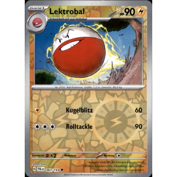 067/193 - Lektrobal - Reverse Holo - PAL Karmesin & Purpur