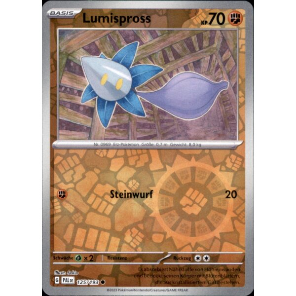 125/193 - Lumispross - Reverse Holo - PAL Karmesin & Purpur