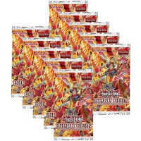 Yugioh - LED10: Soulburning Volcano - 10 Booster - Deutsch