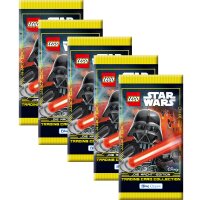 LEGO Star Wars - Serie 4 Trading Cards - 1 Starter + 5 Booster